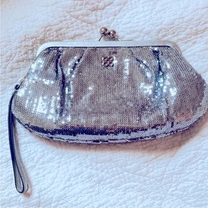 Coach sequins clutch
